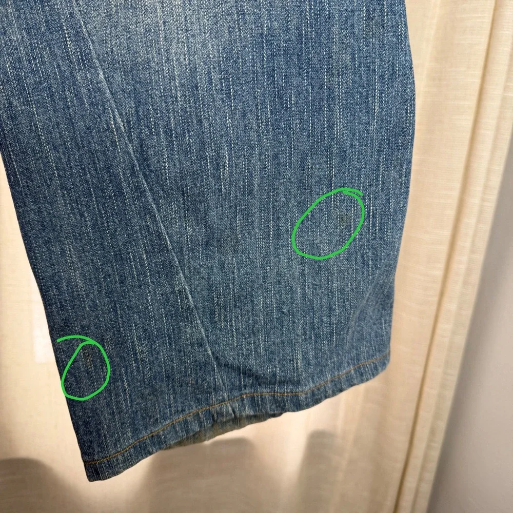 Y2K Vintage True Religion Joey Samurai Graphic Jeans Blue Distressed  Mens 40x30